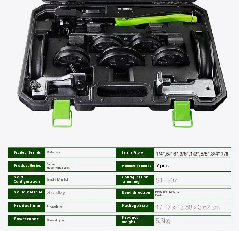 Режущий инструмент ST-R999 Manual Pipe Bender Cooper Pipe Aluminum Pipe Air Cond