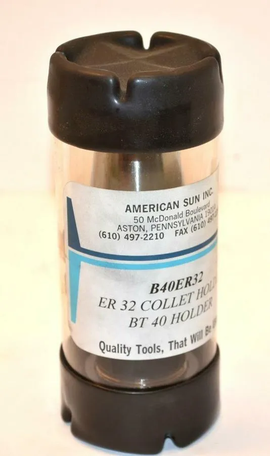 Режущий инструмент AMERICAN SUN USA made B40ER32 BT40 ER32 COLLET Chuck — фото лота 2