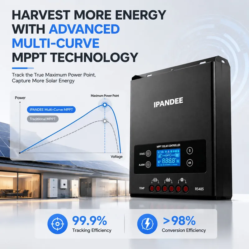 Аккумулятор 5200W 250V 100A MPPT Solar Charge Controller 12V/24/36/48V LCD Batte — фото лота 1