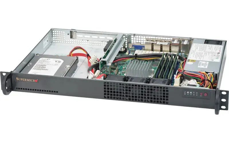 Сервер Supermicro SYS-5018A-TN7B 1U Short-Depth Barebones Server — фото лота 1
