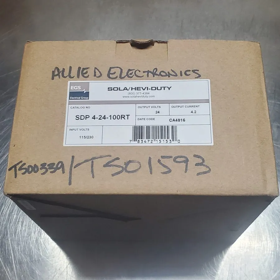Блок питания SolaHD SDP 4-24-100RT SDP Series DIN Rail Power Supply 24V DC 4.2A 