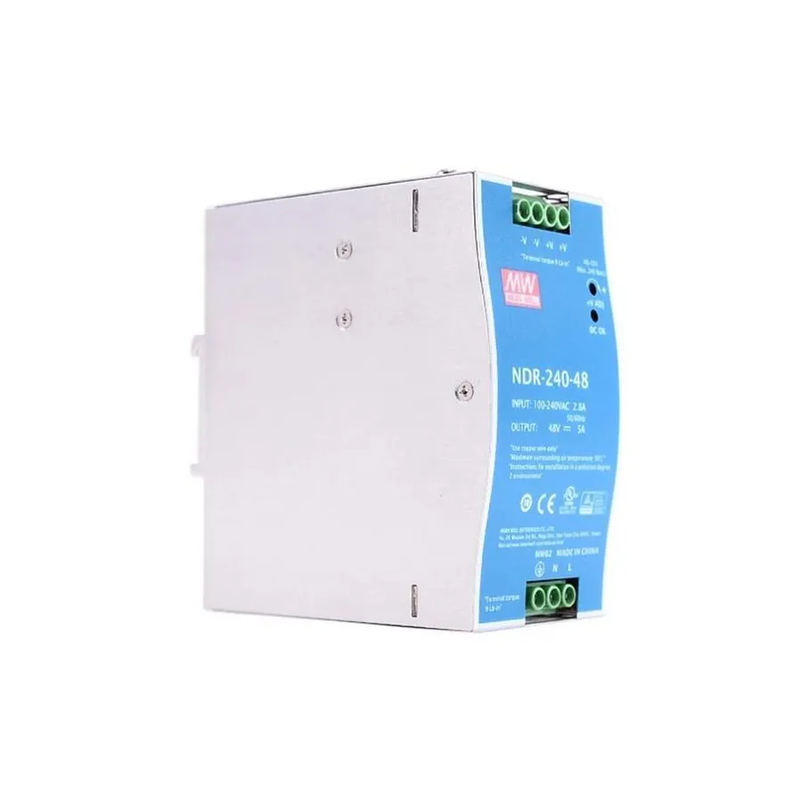 Блок питания Mean Well NDR-240-48, Single Output, DIN Rail Power Supply 48VDC 5A