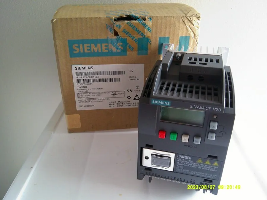 Частотный преобразователь SIEMENS SINAMICS V20 6SL3210-5BB17-5UV0 INVERTER