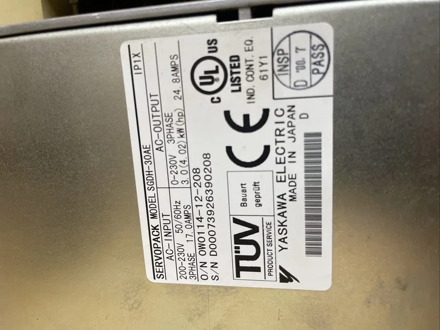 Сервопривод Yaskawa SGDH-30AE Servopack AC Drive 3kW 200-230V FAST