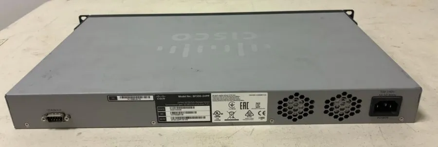 Коммутатор Cisco SF300-24PP 24-port Managed PoE+ Switch (no rackmount brackets)
