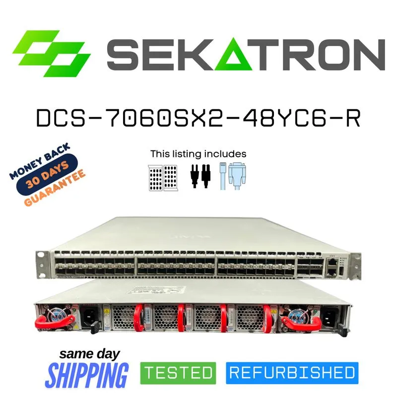 Коммутатор 🔀 Arista DCS-7150S-64-CL-F 48× 10Gb SFP+ • 4× 40Gb QSFP+ • ⚡