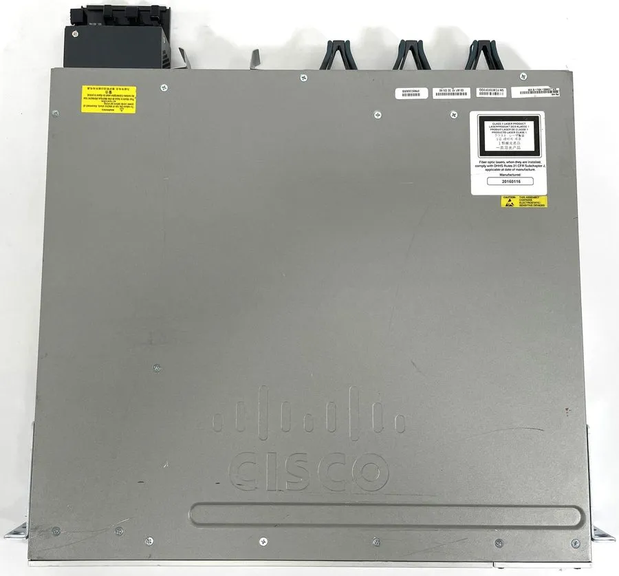 Коммутатор Cisco WS-C3850-48U-S 48-Port UPoE Switch w/ C850-NM-2-10G & Dual 1100 — фото лота 1