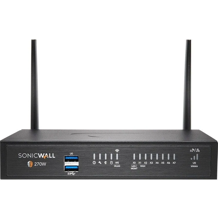 Межсетевой экран SonicWall TZ270W Wireless Firewall (Gen 7) w/ Secure Upgrade Pl