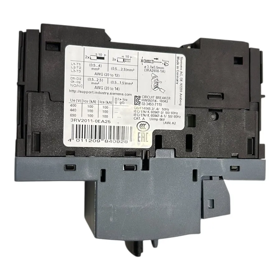 Автоматический выключатель Siemens Circuit Breaker S00 для Motor Protection 0.28 — фото лота 1