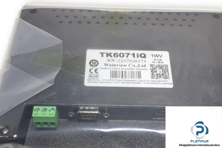 Панель оператора WEINVIEW TK6071iQ HMI Touch Screen Operator Interface Panel