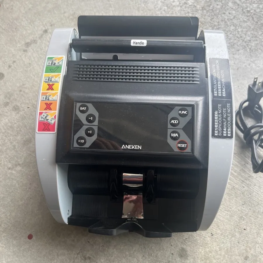 Счётчик банкнот Aneken NX-580 Money Counter UV/MG/IR Counterfeit Detection Bill 
