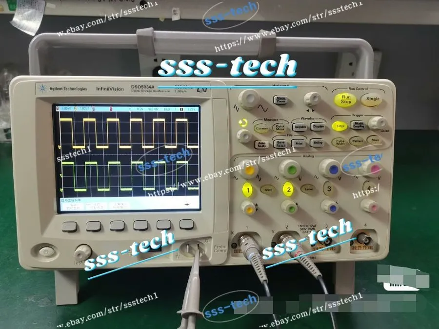 Осциллограф HP/Keysight Agilent DSO5034A Oscilloscope 300MHZ 2GS/S-YB