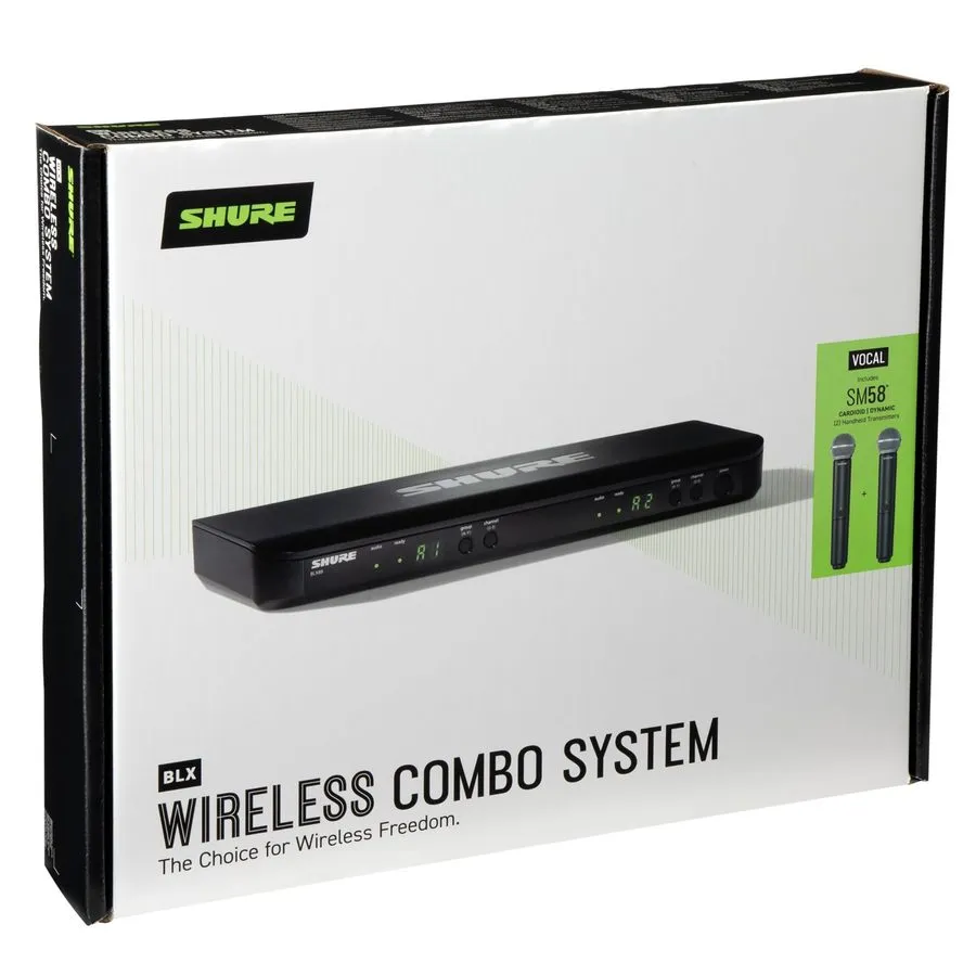 Радиосистема Shure BLX288/SM58 Dual Handheld Wireless SM58 Microphone System 202