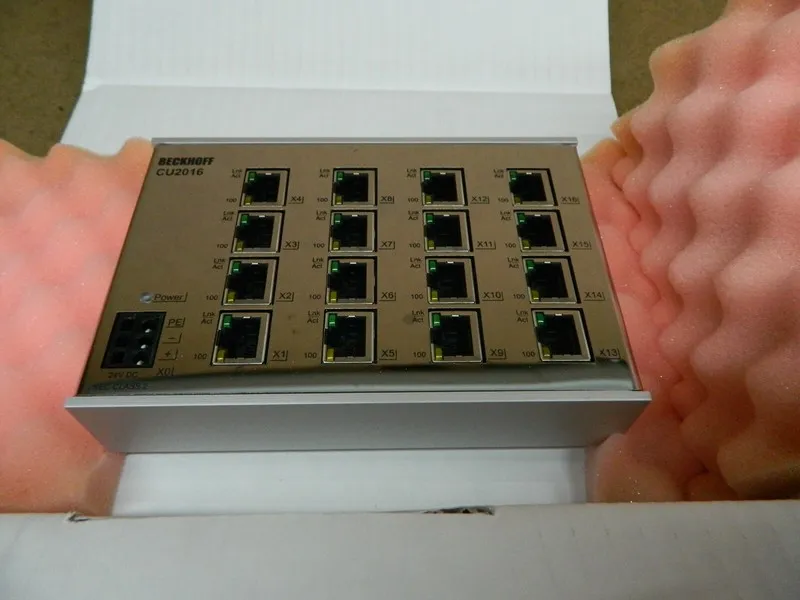 Коммутатор Beckhoff CU2016-0000 Ethernet Switch 16 Port 24 VDC