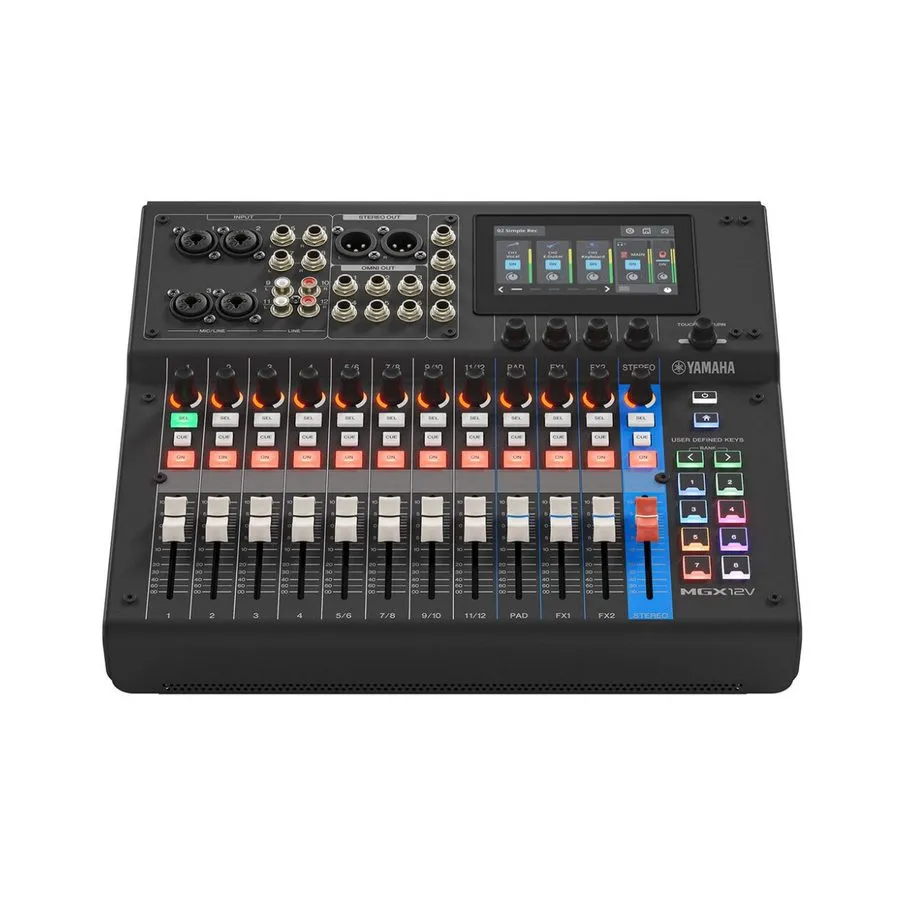 Микшерный пульт Yamaha Pro Audio MGX12V B 18-Channel Compact Digital Mixing Cons