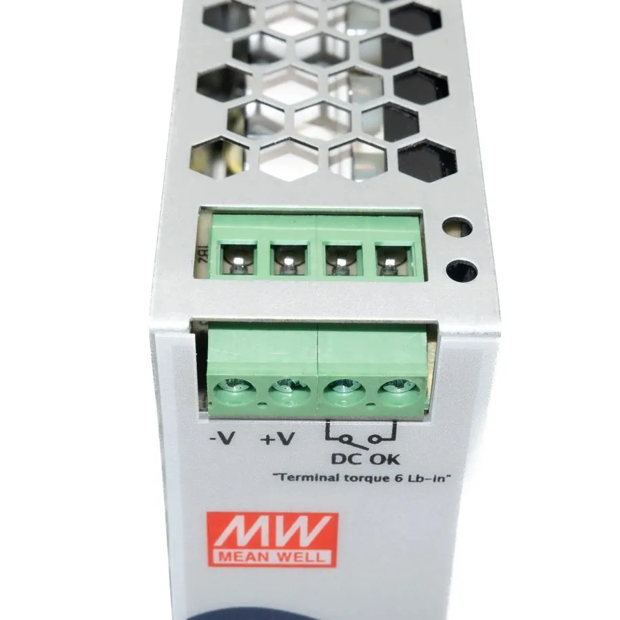 Блок питания Mean Well WDR-60-5 Single Output Industrial Power Supply 60W 5V DIN — фото лота 2
