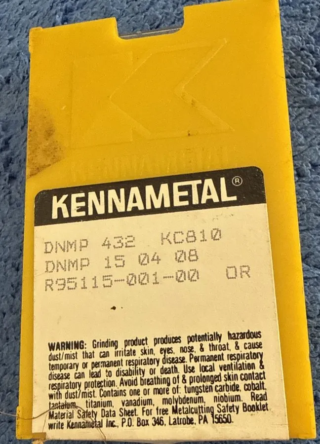 Режущий инструмент Kennametal Carbide WNMG KC810 Grade Insert