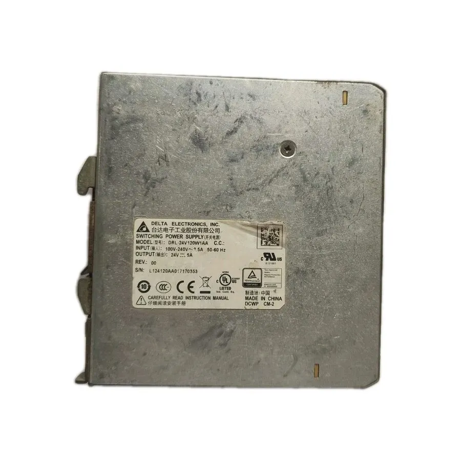 Блок питания DELTA DRL-24V120W1AA POWER SUPPLY DIN RAIL MOUNT — фото лота 1