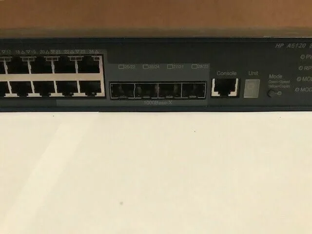 Трансивер Hpe Aruba A5120-24G-Ei + 2X Je068A Sfp+ — фото лота 2