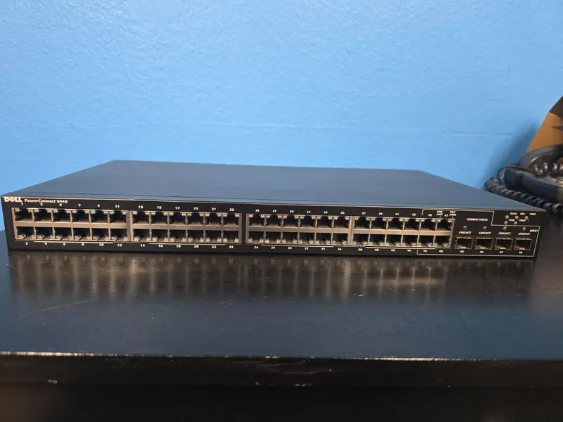 Коммутатор Dell PowerConnect 5448 48-Port Gigabit Ethernet Network Switch