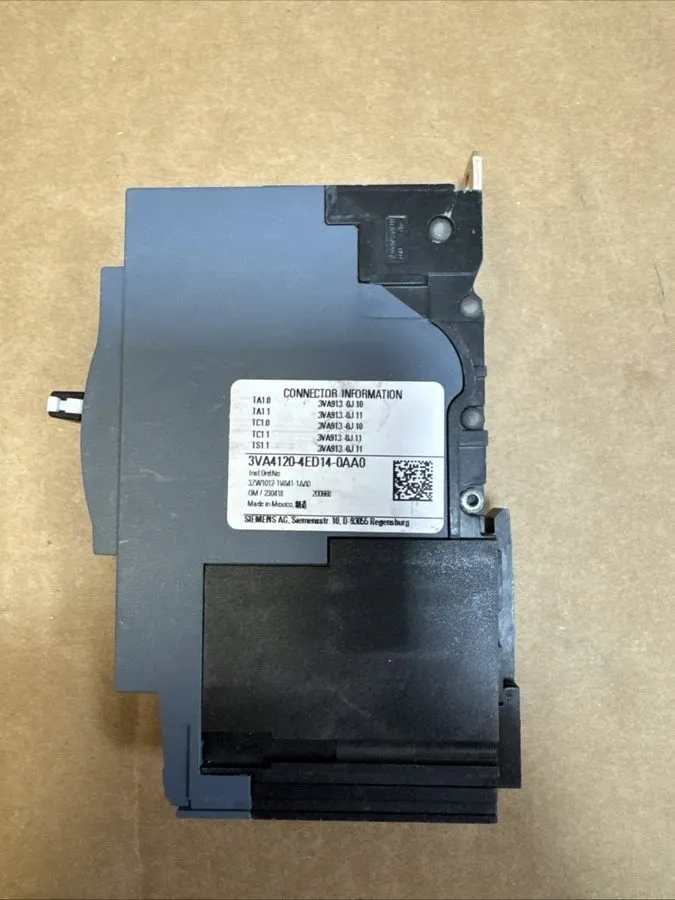 Автоматический выключатель Siemens 3VA4120-4ED14-0AA0 1 pole 20 amp 25kA@277v Bo — фото лота 1