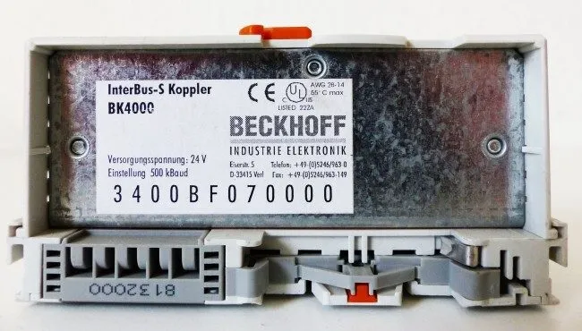 Beckhoff BK4000 InterBus-S Coupler