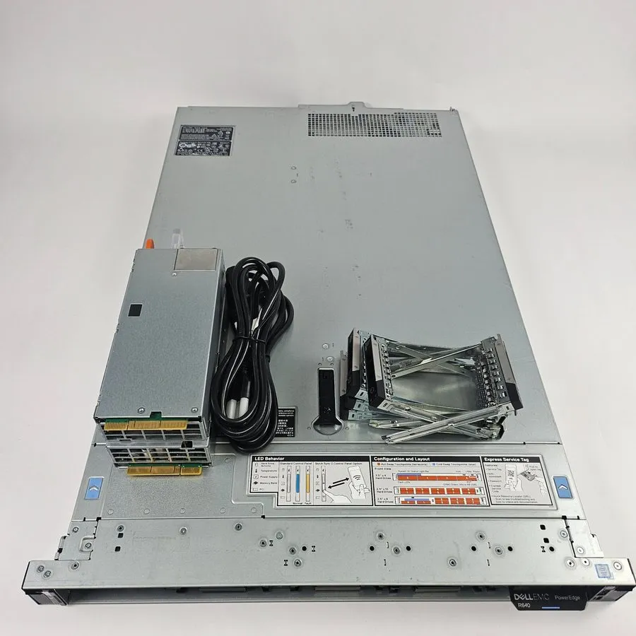 Сервер Dell PowerEdge R640 8bay sinks, 8-HP fans, board,8-trays,NDC, Idrac 9 — фото лота 1