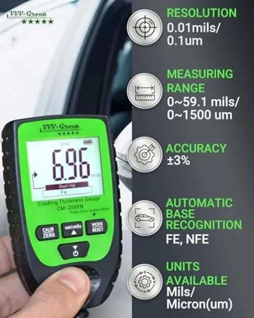 Толщиномер Paint Thickness Gauge CM-205FN — фото лота 2