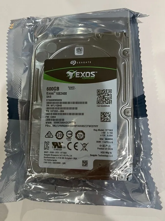 Жёсткий диск Seagate ST600MM0099 600GB 10K RPM 12GB/S SAS 2.5" HDD HARD DRIVE