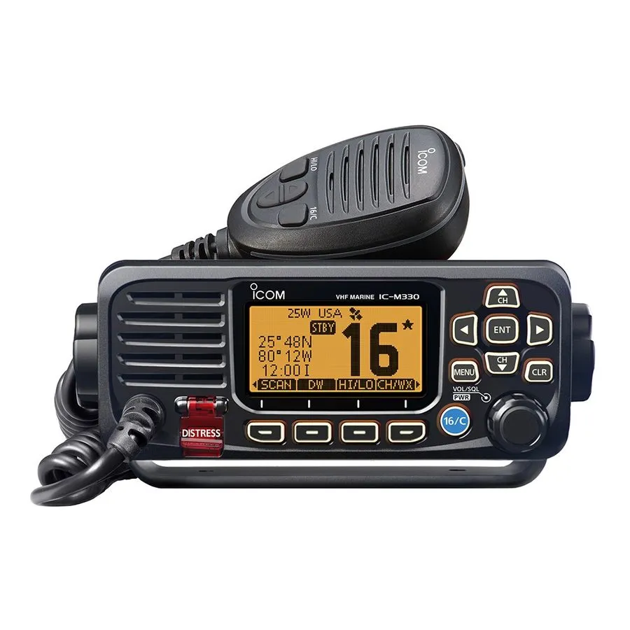 Радиостанция Icom M330GBLACK Marine VHF Radio 25W DSC GPS IPX7