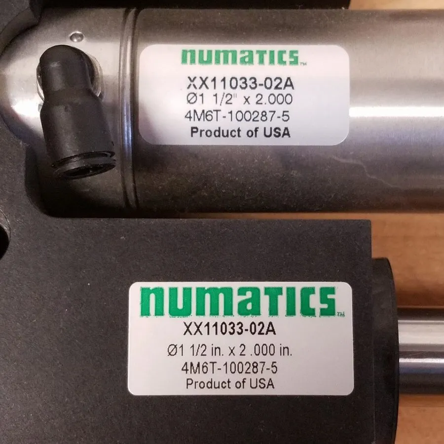 Пневмоцилиндр Numatics XX11033-02A Pneumatic Guided Cylinder 1-1/2"Bore 2" Strok