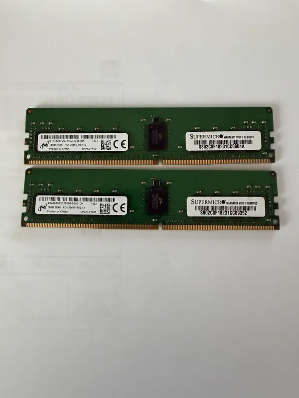 Модуль памяти Kingston 64GB (2x32GB) DDR4 PC4-2666V ECC Registered RDIMM 288-Pin