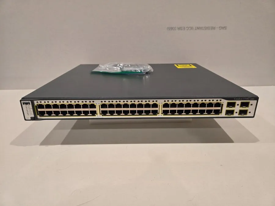Коммутатор Cisco WS-C3750G-48TS 48-Port 10/100/1000 + 4 SFP Port Managed Switch