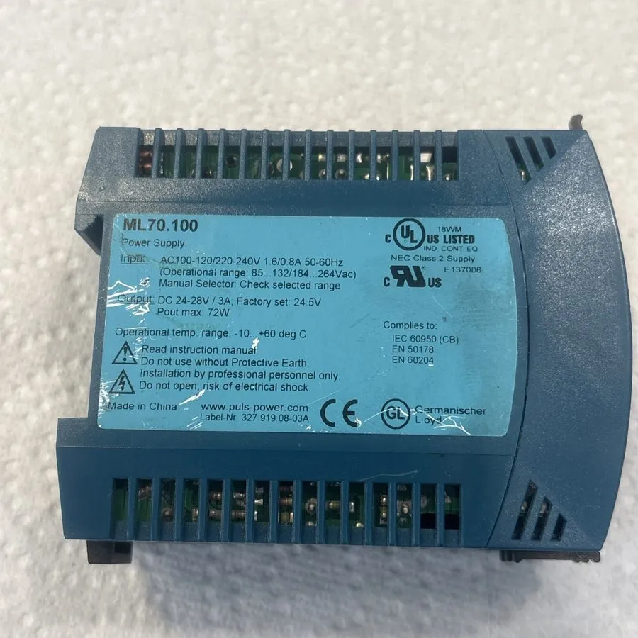Блок питания PULS ML70.100 MiniLine DIN Rail Power Supply 24VDC 3A 72W