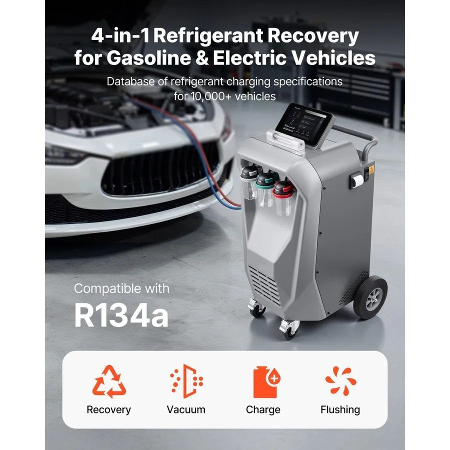 Станция обслуживания кондиционеров Uimoso Automatic Refrigerant Recovery Machine — фото лота 1