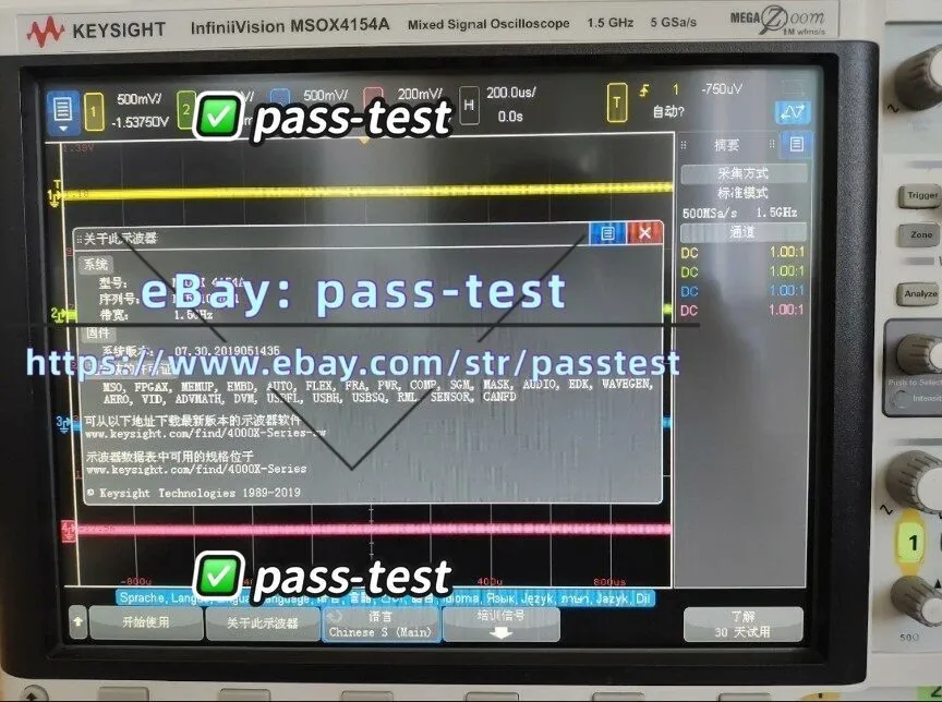 Осциллограф Keysight Agilent MSOX4154A Mixed Signal oscilloscope 1.5Ghz 5 GSa/s