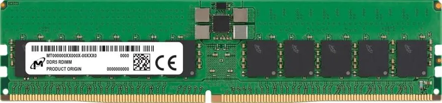 Модуль памяти Micron MTC10F108YS1RC48BR DDR5 ECC Registered Memory 24GB 4800MHz  — фото лота 1