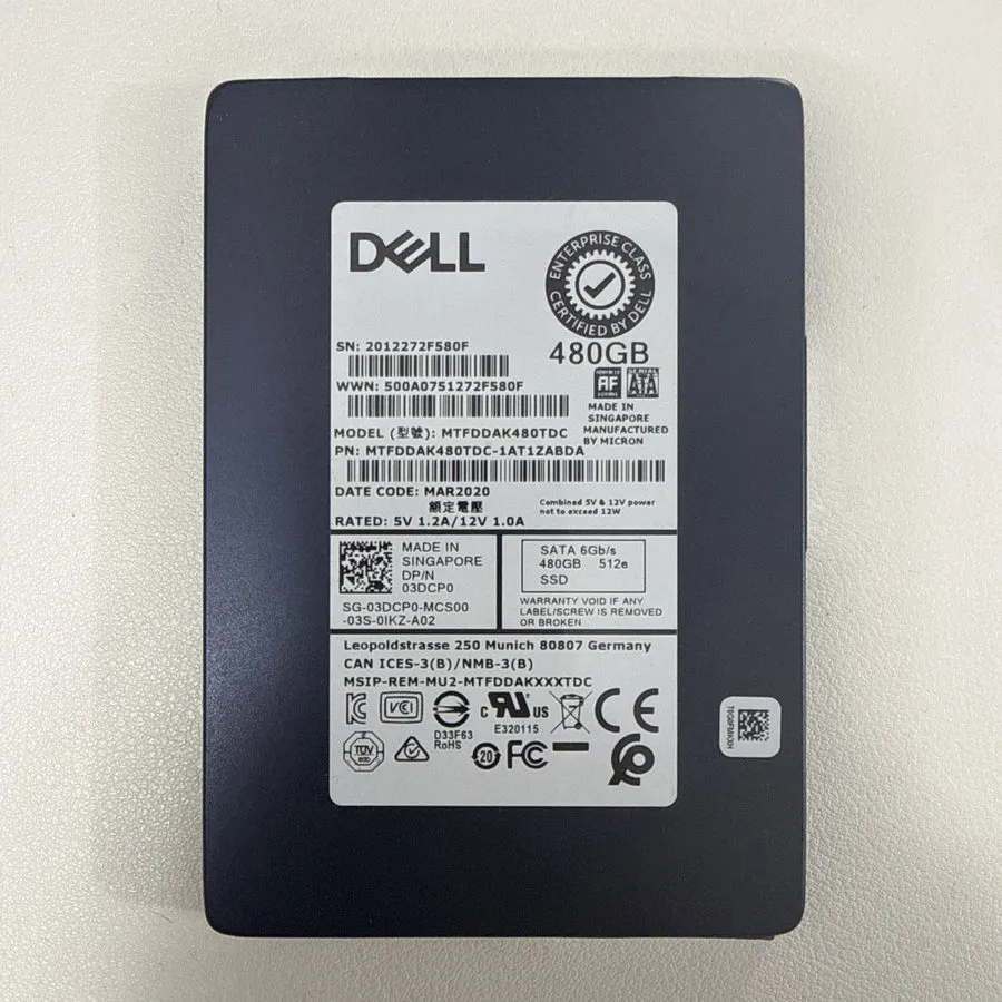 SSD-накопитель Micron 5200 ECO 480GB 2.5" SATA 6G RI Enterprise SSD MTFDDAK480TD — фото лота 1