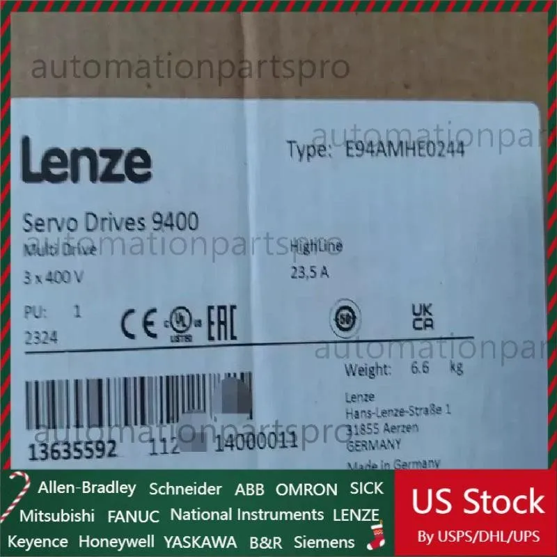 Сервопривод E94AMHE0244 LENZE E94AMHEO244 Servo Drive