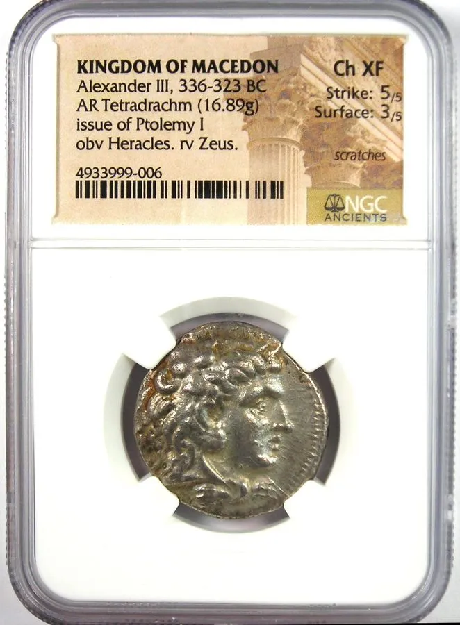 Лабораторный прибор Alexander the Great III AV Stater Gold Macedon Coin 336-323