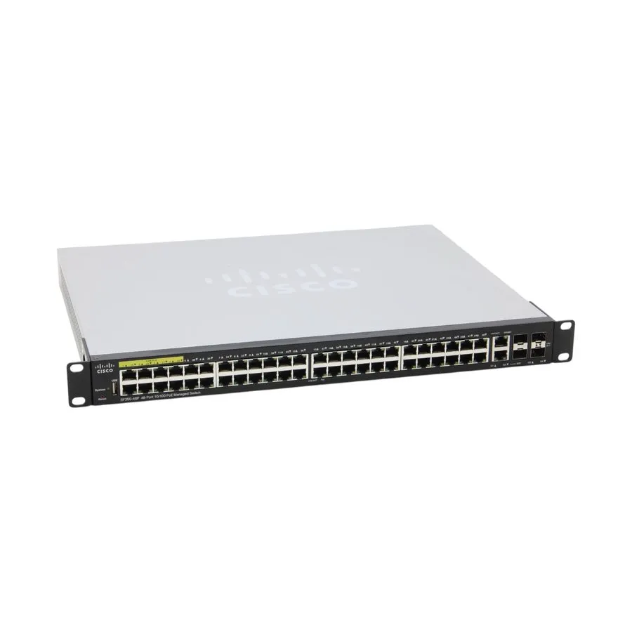 Коммутатор Cisco SF350-48P-K9 48-Port PoE Managed Switch