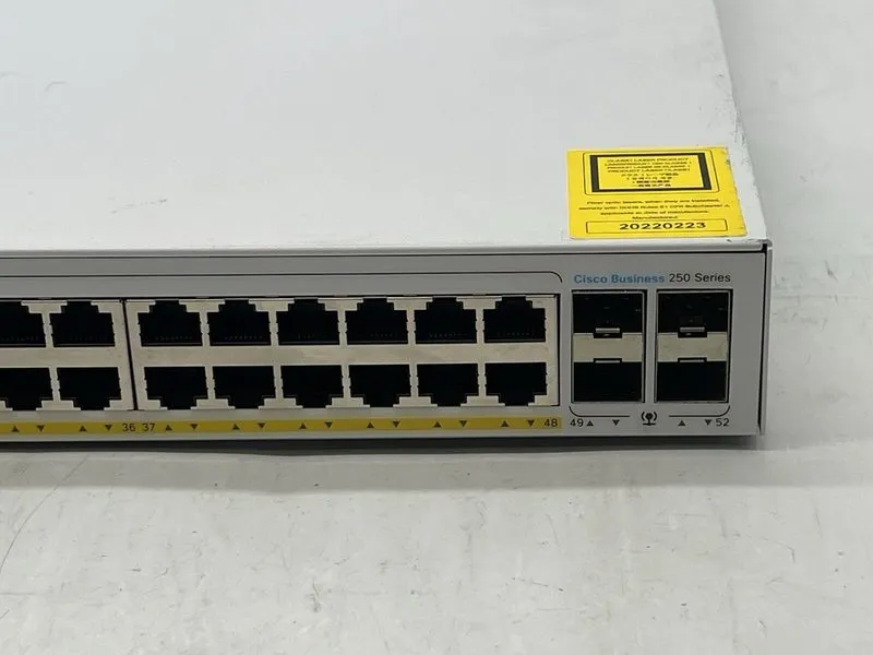 Коммутатор Cisco CBS 250 CBS250-48P-4G 48 Ports PoE Gigabit Ethernet Switch — фото лота 3
