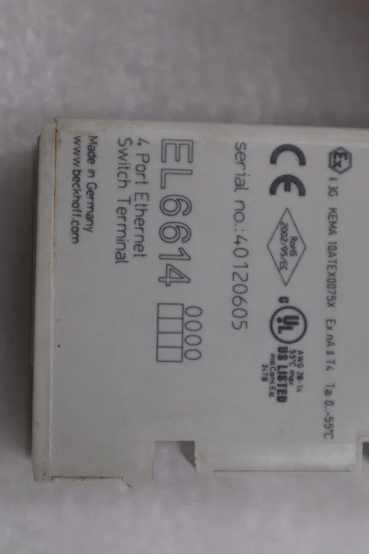 Модуль ввода-вывода Beckhoff EL6614 Communication EtherCAT Terminal