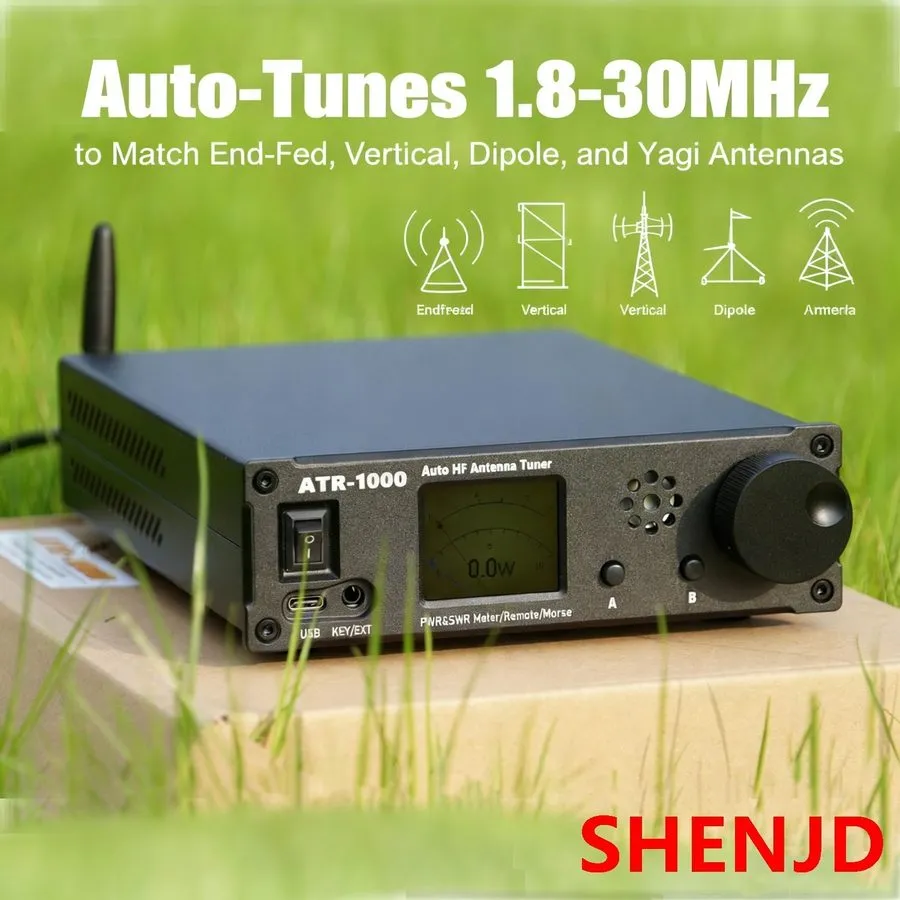 Антенный тюнер ATR-1000 1000W 1.8-30MHz Automatic Antenna Tuner