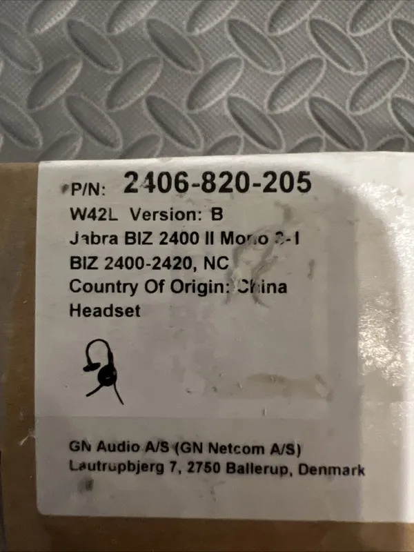 VoIP-шлюз Jabra BIZ 2400 II Mono 3-1 Wired Headset 2406-820-205 Black