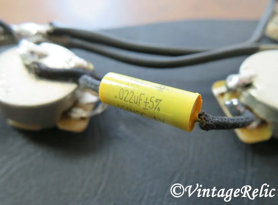 Жгут проводов ES-335 Pre-wired Harness Mallory MUSTARD Caps CTS fit Gibson Histo