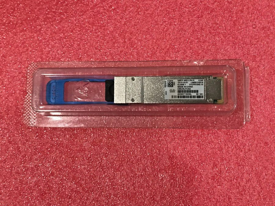 Трансивер CISCO QSFP-40G-LR4-S 40G 1310nm 10KM SMF LC Transceiver HOLOGRAM