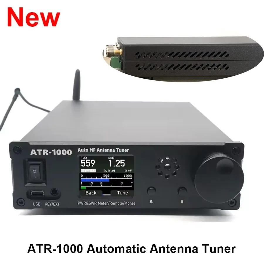 Антенный тюнер ATR-1000 1000W 1.8-30MHz Automatic Antenna Tuner