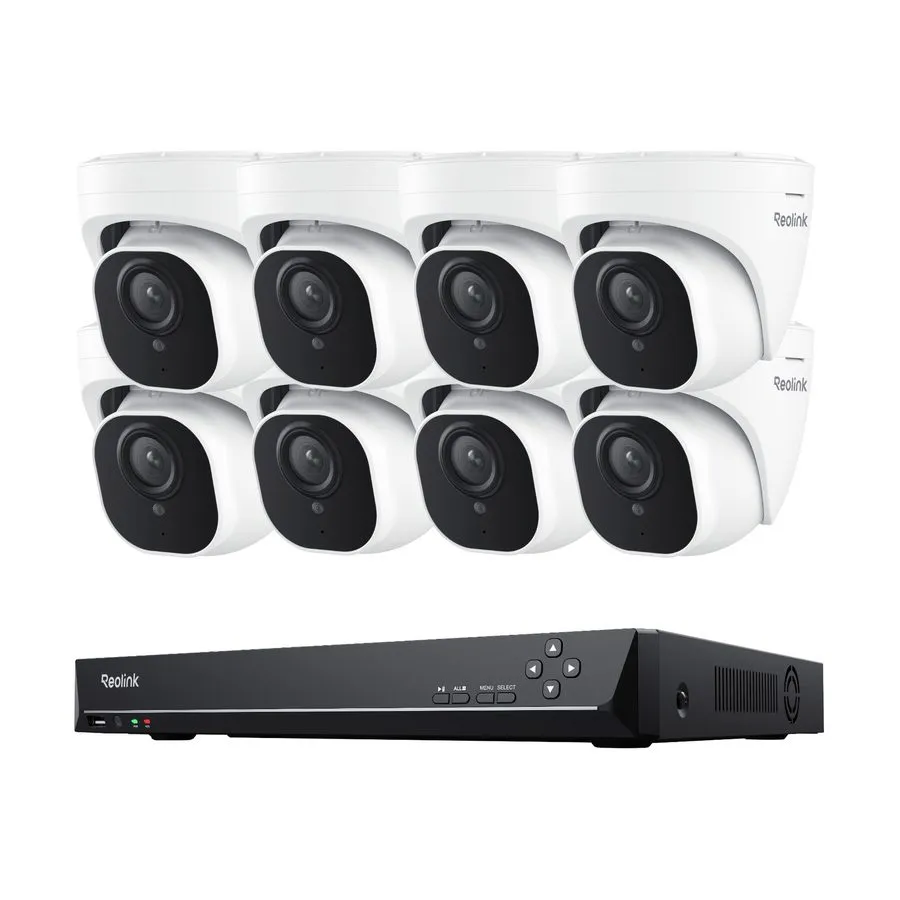 Камера Reolink 16CH NVR 4K 8MP PoE Outdoor Security Camera System Audio 4TB RLK1