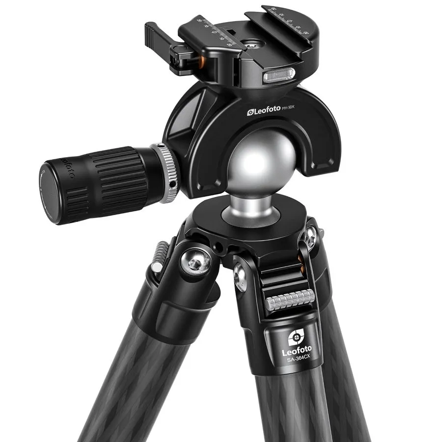 Оборудование видеонаблюдения 【Leofoto USA】Leofoto SA-364CX+MH-50X Outdoors Tripo